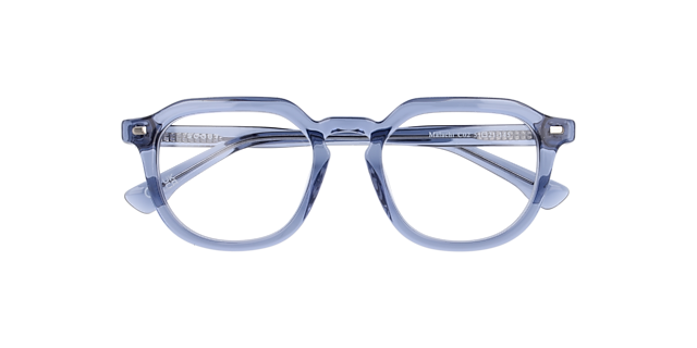 Malachi Crystal Blue AcetateEyeglass Frames for Glasses Direct, Closed View