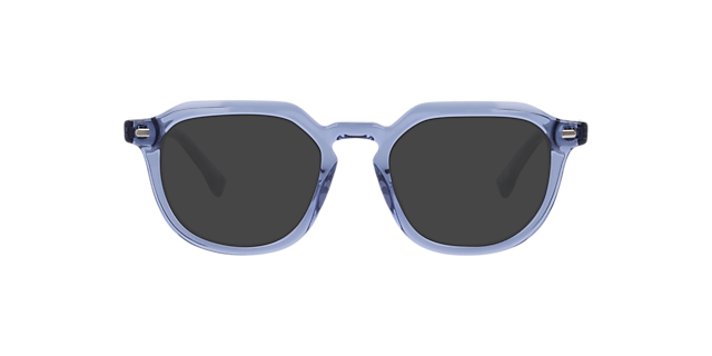 Malachi Crystal Blue AcetateEyeglass Frames for Glasses Direct, with Tinted Lenses