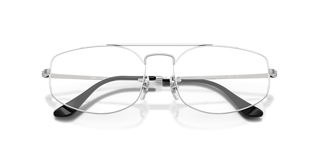 RB6545 Silver MetalEyeglass Frames for Glasses Direct, Closed View