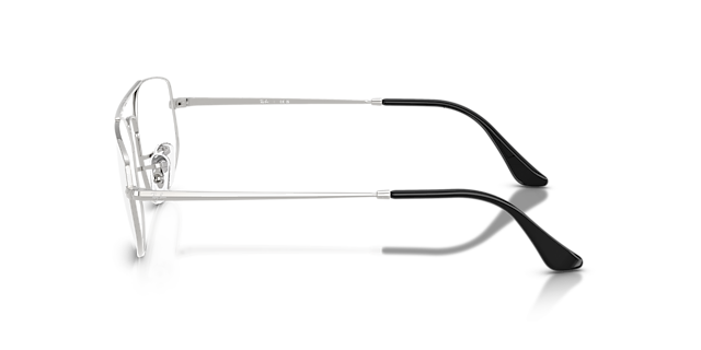 RB6545 Silver MetalEyeglass Frames for Glasses Direct, Side View