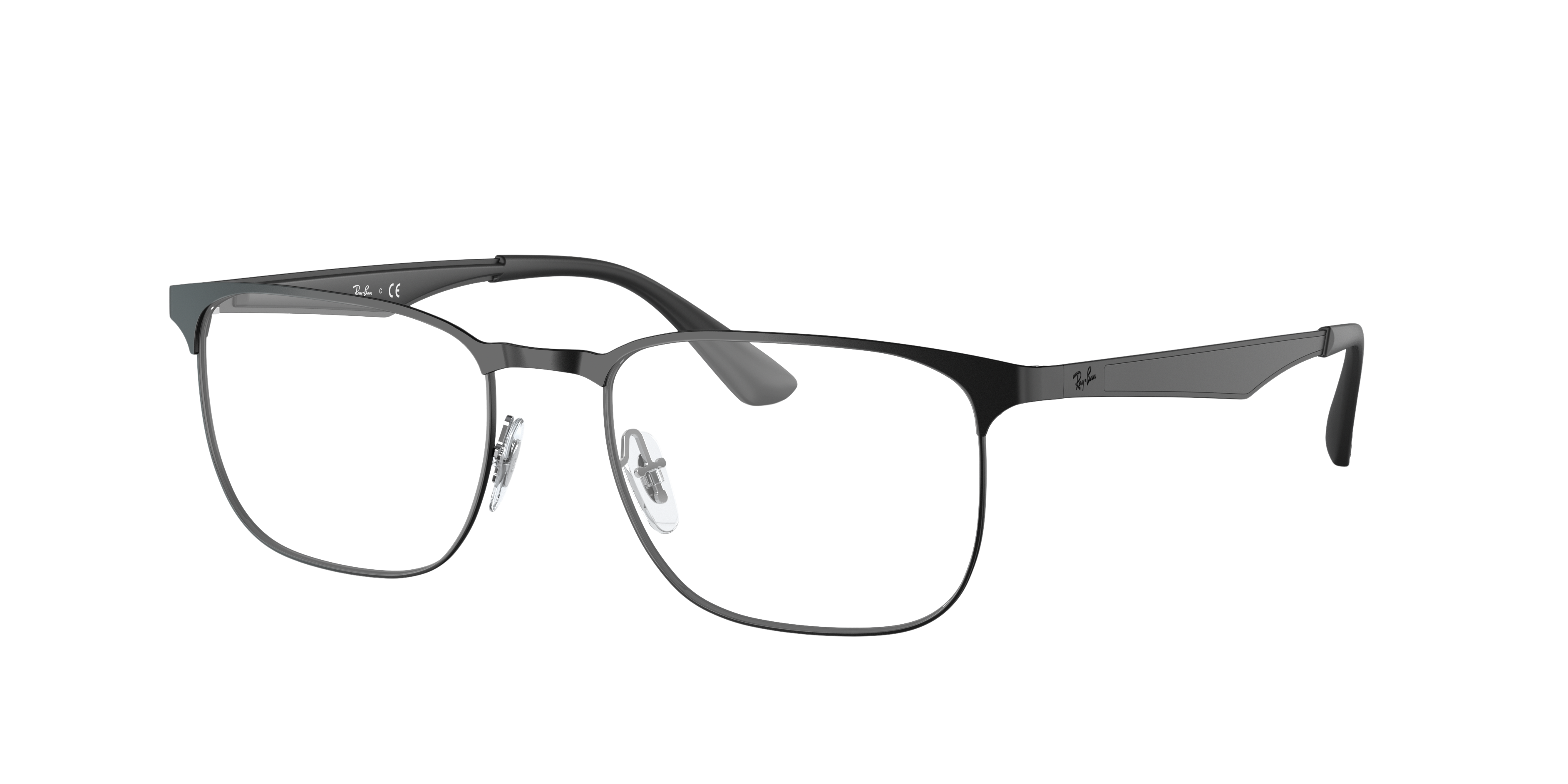 RB6363 Black MetalEyeglass Frames for Glasses Direct, Angle View