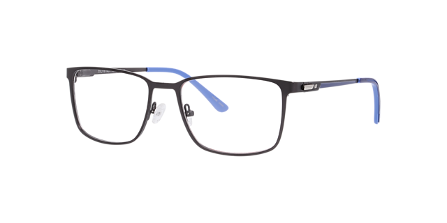 Nb4186 Gunmetal Matte MetalEyeglass Frames for Glasses Direct, Angle View