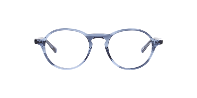 Mackenzie Horn Blue AcetateEyeglass Frames for Glasses Direct, Front View