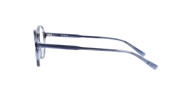 Mackenzie Horn Blue AcetateEyeglass Frames for Glasses Direct, Side View