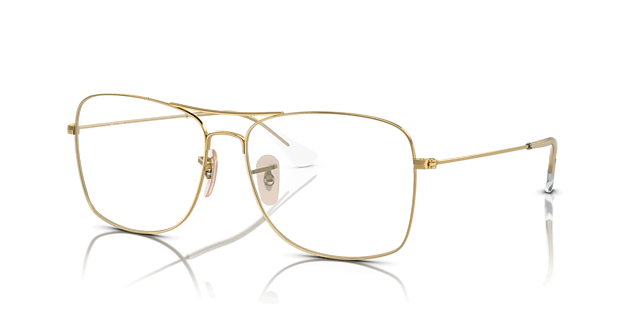 RB6498 Arista Gold MetalEyeglass Frames for Glasses Direct, Angle View