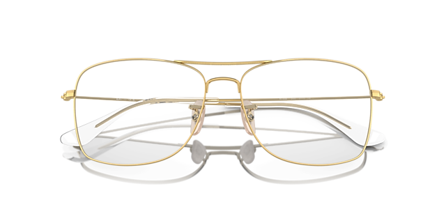 RB6498 Arista Gold MetalEyeglass Frames for Glasses Direct, Closed View