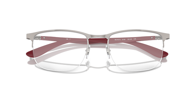 RB6513 Gunmetal MetalEyeglass Frames for Glasses Direct, Closed View