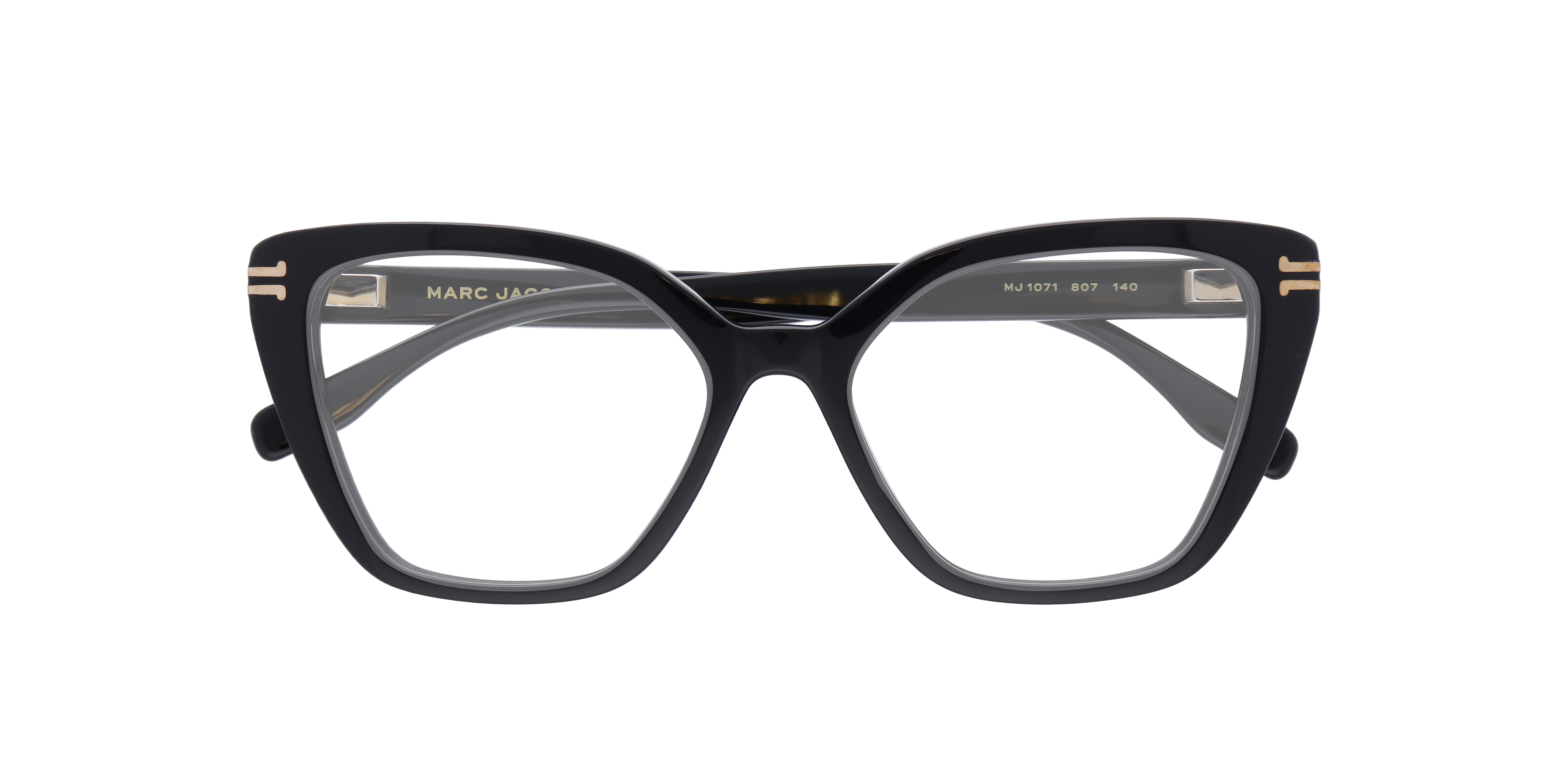 MJ 1071 Black AcetateEyeglass Frames for Glasses Direct, Closed View