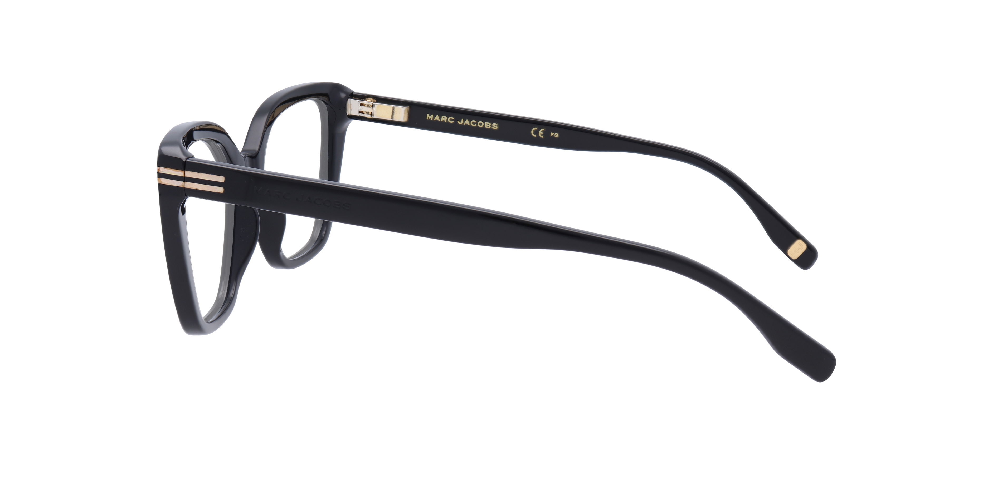 MJ 1071 Black AcetateEyeglass Frames for Glasses Direct, Side View