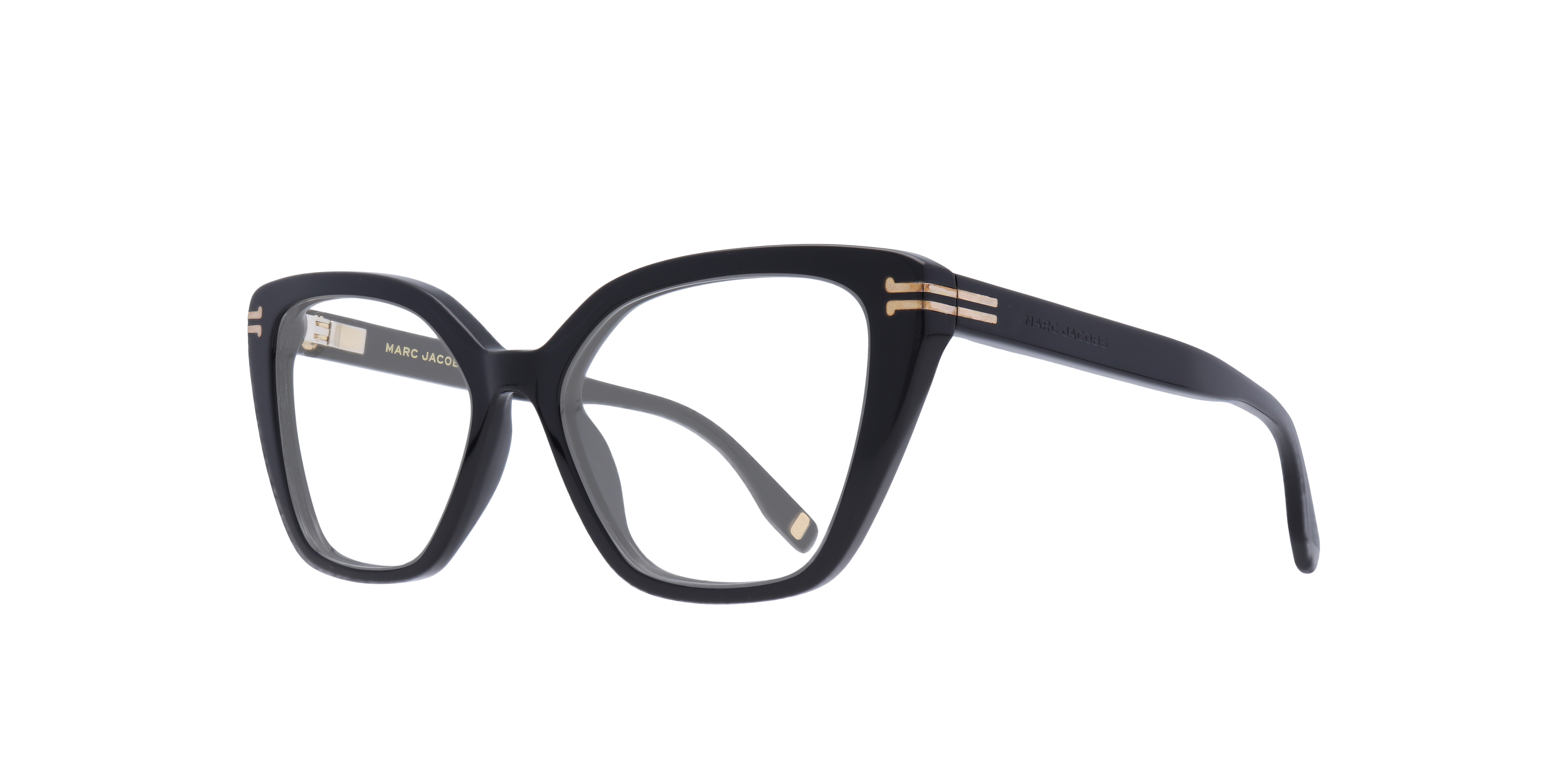 MJ 1071 Black AcetateEyeglass Frames for Glasses Direct, Angle View