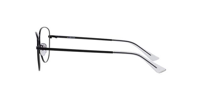 Maya Black MetalEyeglass Frames for Glasses Direct, Side View