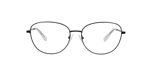 Maya Black MetalEyeglass Frames for Glasses Direct, Front View
