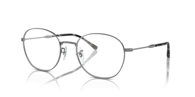 RB6509 Gunmetal MetalEyeglass Frames for Glasses Direct, Angle View