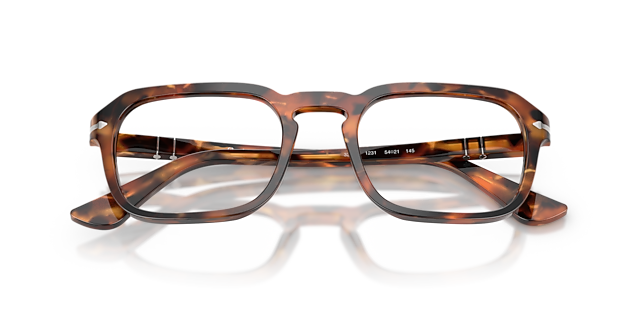 PO3390V Tortoise Brown & Pearl Brown AcetateEyeglass Frames for Glasses Direct, Closed View