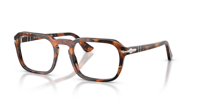PO3390V Tortoise Brown & Pearl Brown AcetateEyeglass Frames for Glasses Direct, Angle View