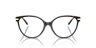 TF2217 Havana On Tiffany Blue AcetateEyeglass Frames for Glasses Direct, Front View