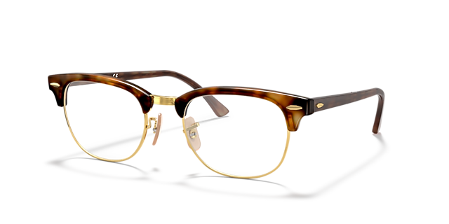 RB5154 Red Havana AcetateEyeglass Frames for Glasses Direct, Angle View