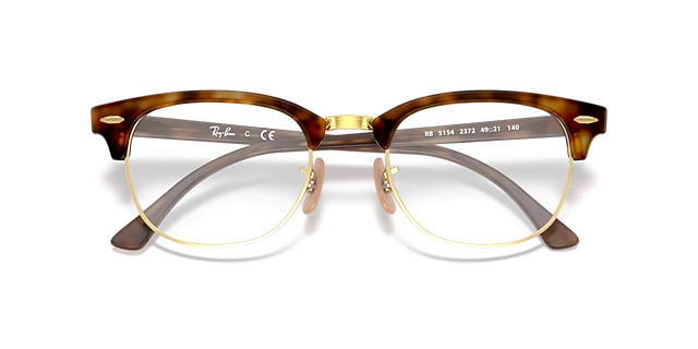 RB5154 Red Havana AcetateEyeglass Frames for Glasses Direct, Closed View