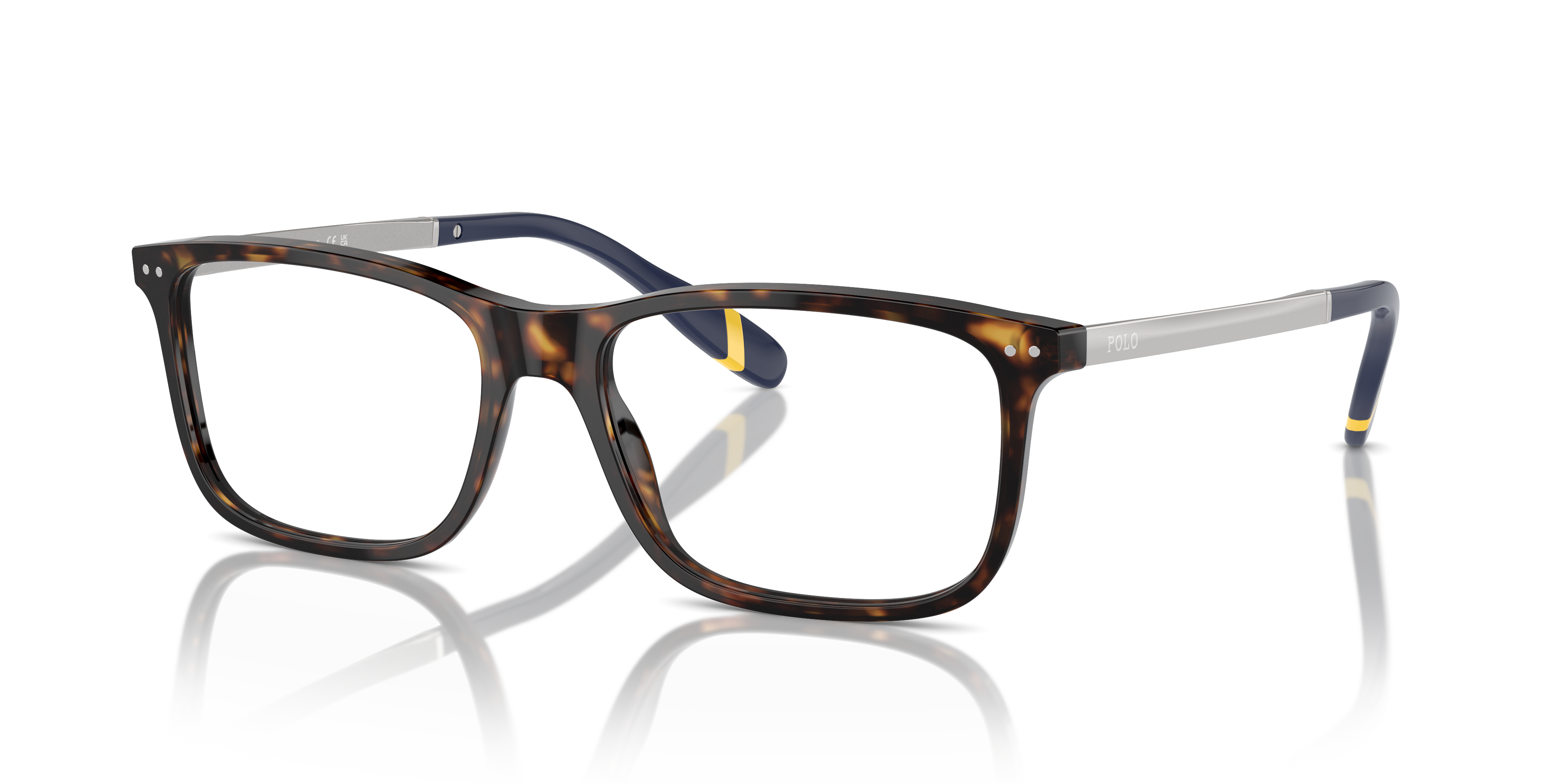 PH2273 Shiny Dark Havana AcetateEyeglass Frames for Glasses Direct, Angle View