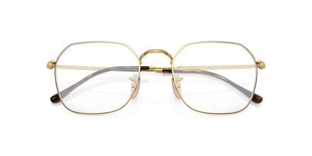 Jim Optics Arista Gold MetalEyeglass Frames for Glasses Direct, Closed View