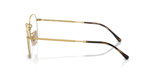 Jim Optics Arista Gold MetalEyeglass Frames for Glasses Direct, Side View