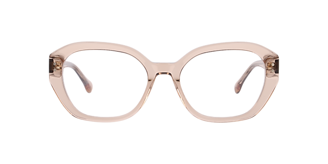 Neil Crystal Champaign AcetateEyeglass Frames for Glasses Direct, Front View