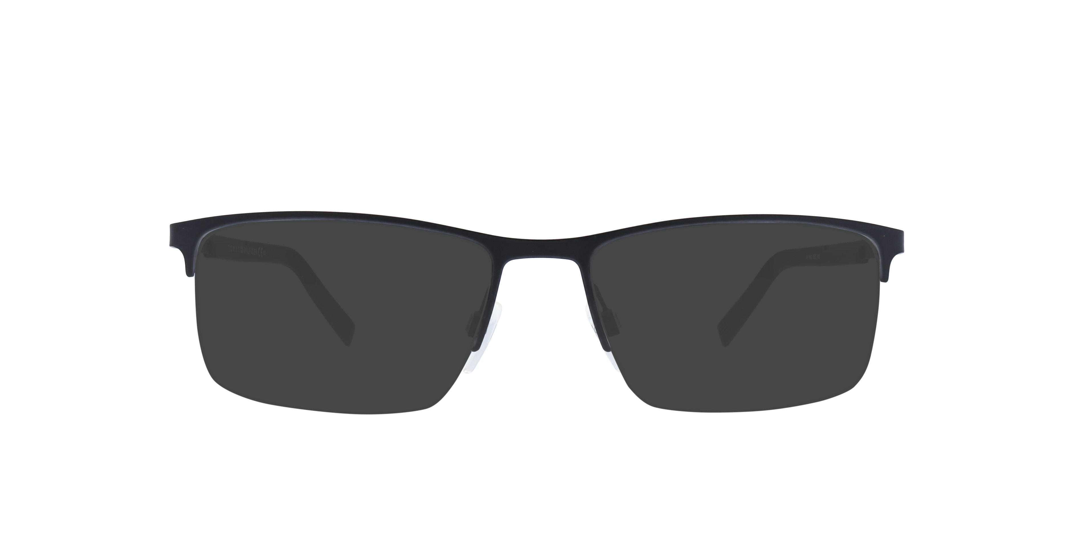 Glasses Direct ™ -TH 1692 - Rectangle Black Silver Frame