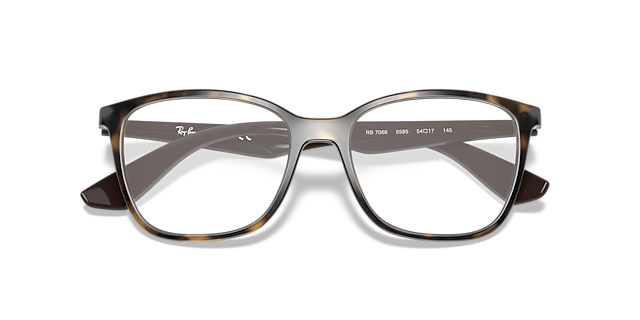 RB7066 Havana PlasticEyeglass Frames for Glasses Direct, Closed View