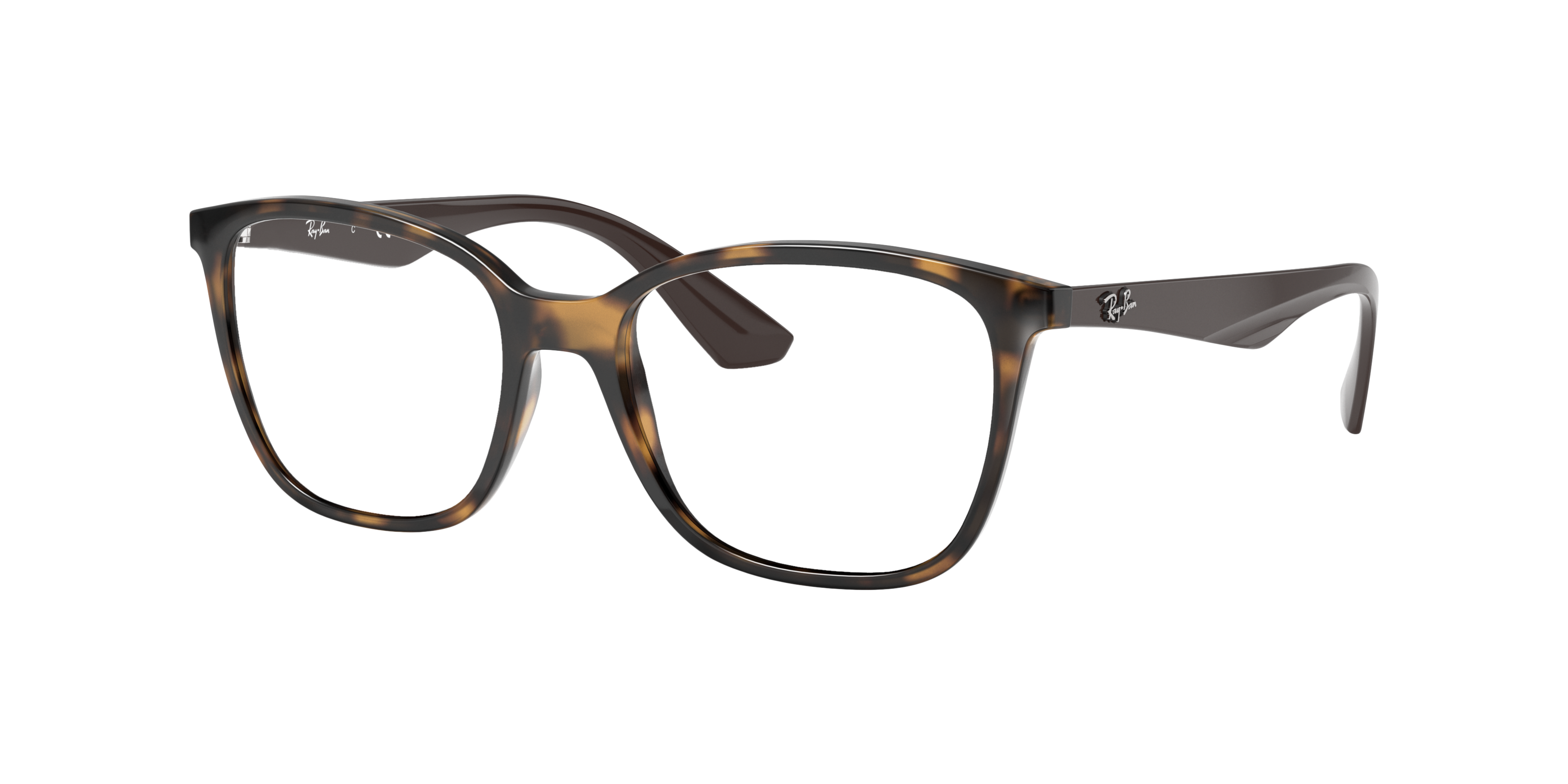 RB7066 Havana PlasticEyeglass Frames for Glasses Direct, Angle View