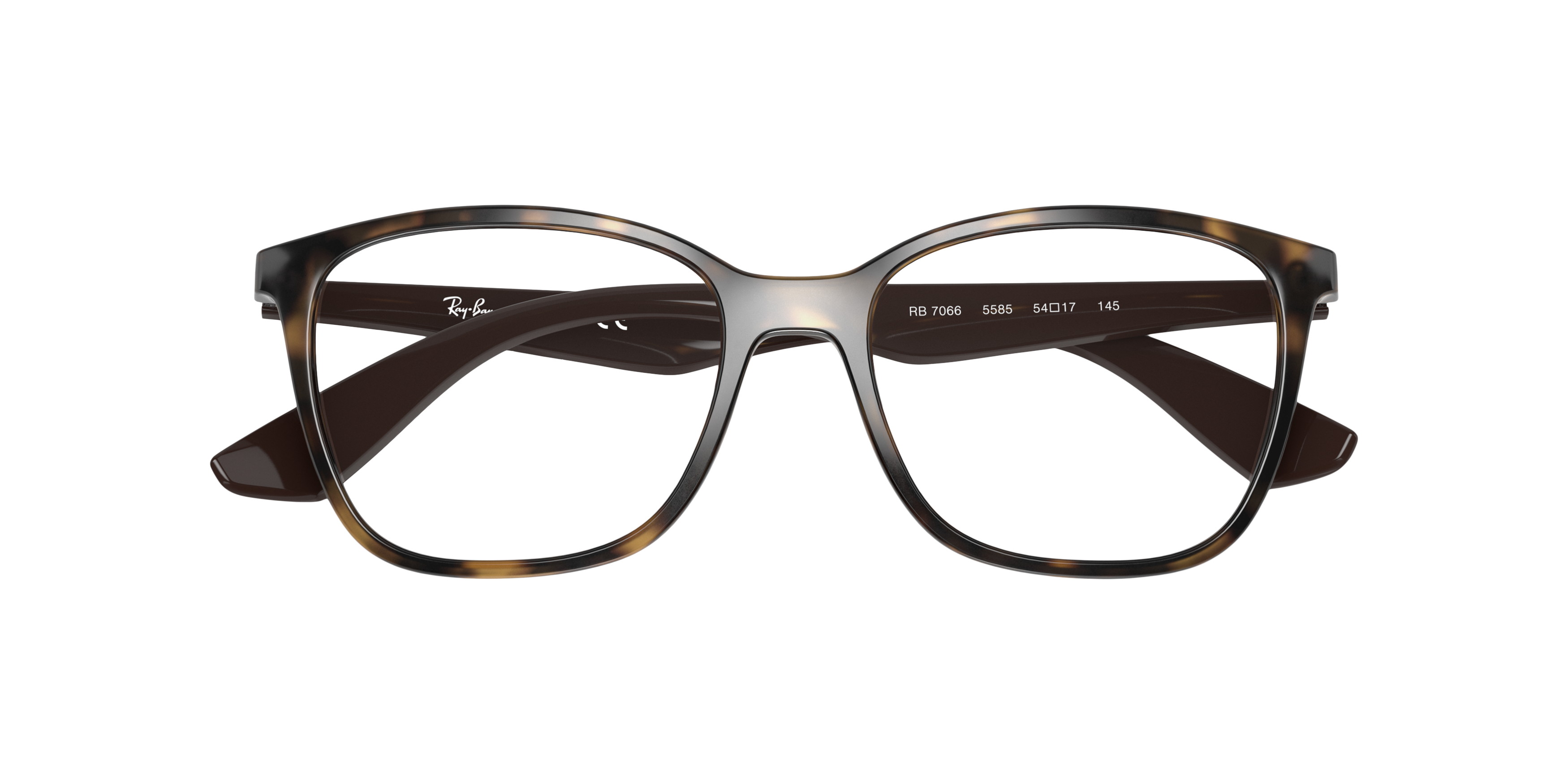 RB7066 Havana PlasticEyeglass Frames for Glasses Direct, Closed View