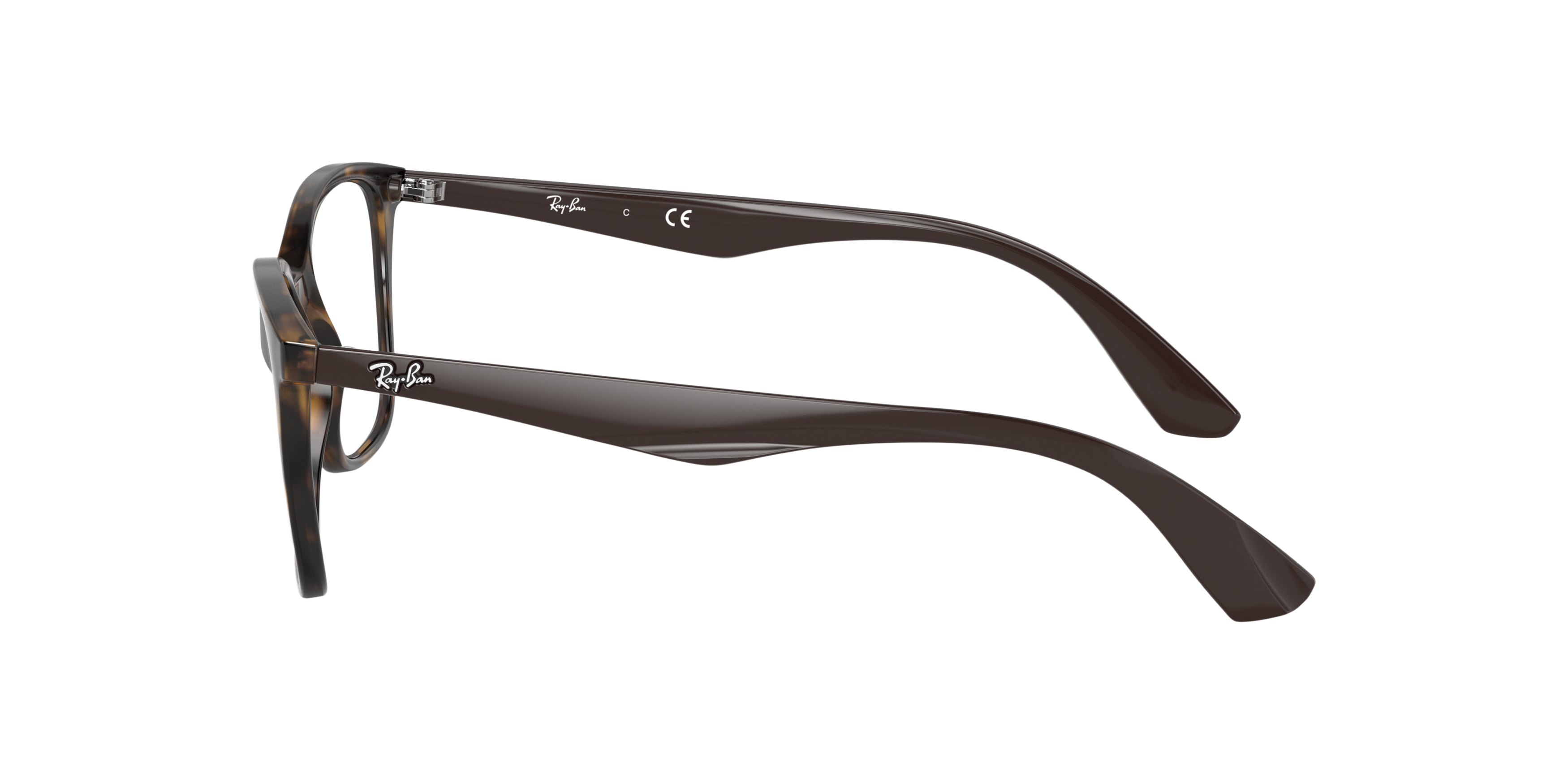 RB7066 Havana PlasticEyeglass Frames for Glasses Direct, Side View