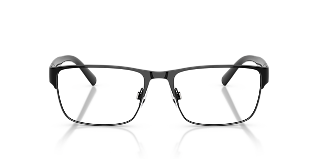 PH1175 Shiny Black MetalEyeglass Frames for Glasses Direct, Front View