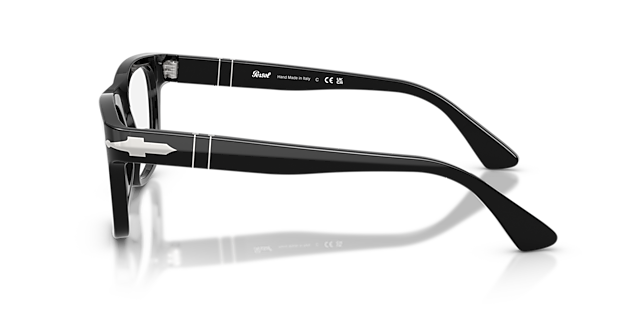 PO3389V Black AcetateEyeglass Frames for Glasses Direct, Side View