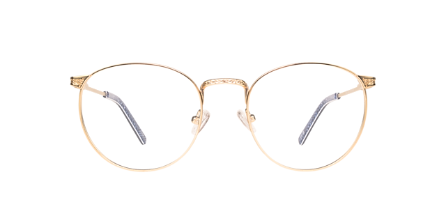 Heath Gold MetalEyeglass Frames for Glasses Direct, Front View
