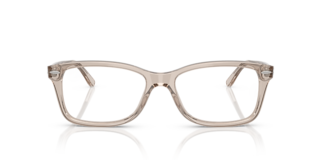 RB5428 Transparent Taupe AcetateEyeglass Frames for Glasses Direct, Front View