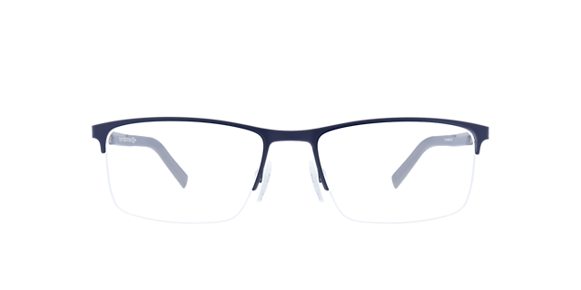 TH 1692 Blue Grey MetalEyeglass Frames for Glasses Direct, Front View