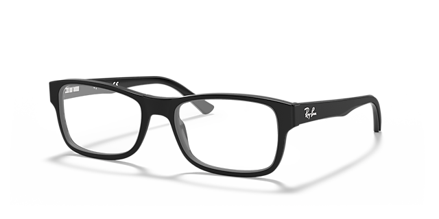 RB5268 Black AcetateEyeglass Frames for Glasses Direct, Angle View