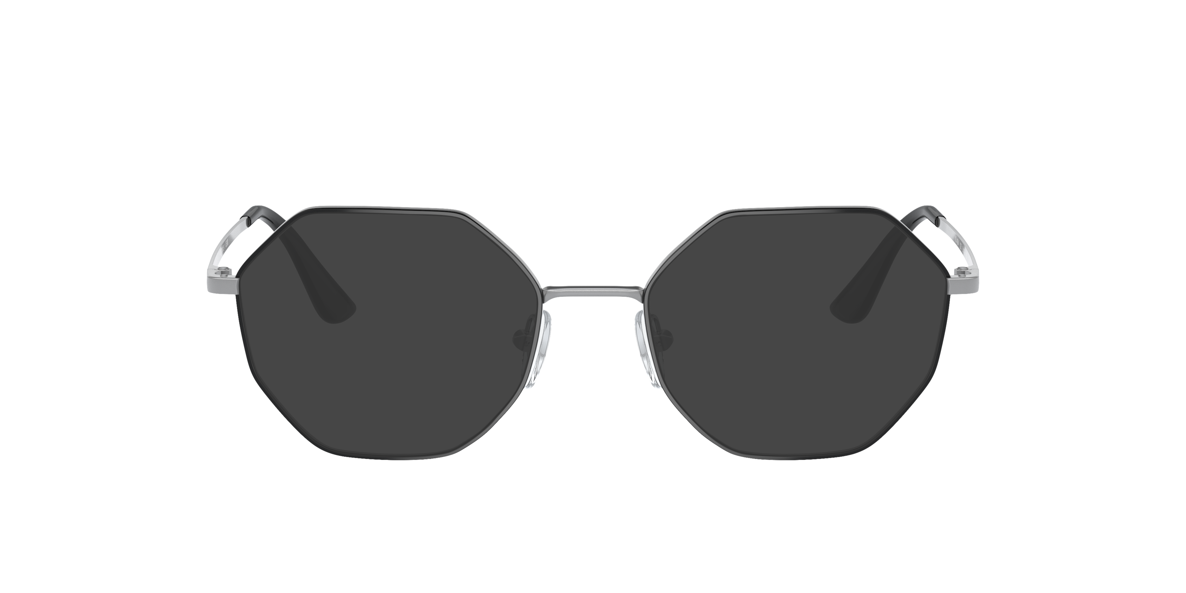 VO4094 Top Black & Matte Silver MetalEyeglass Frames for Glasses Direct, with Tinted Lenses