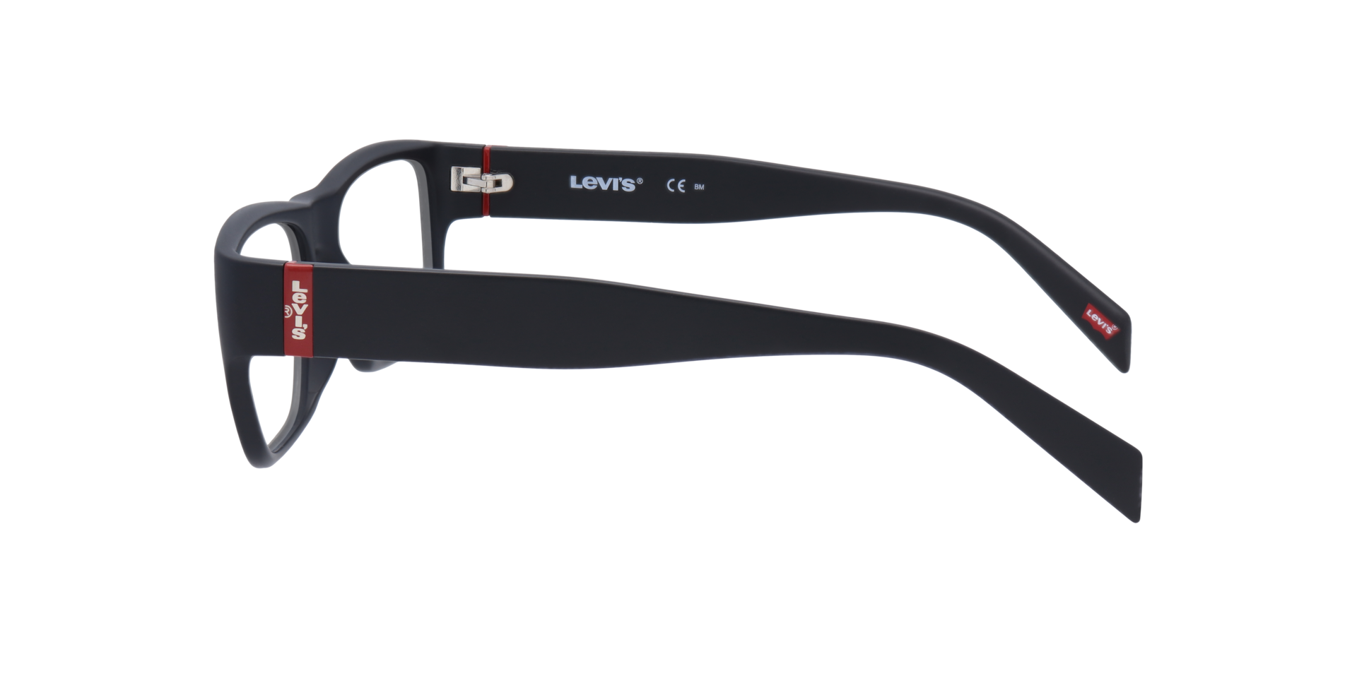 LV 1049 Black PlasticEyeglass Frames for Glasses Direct, Side View