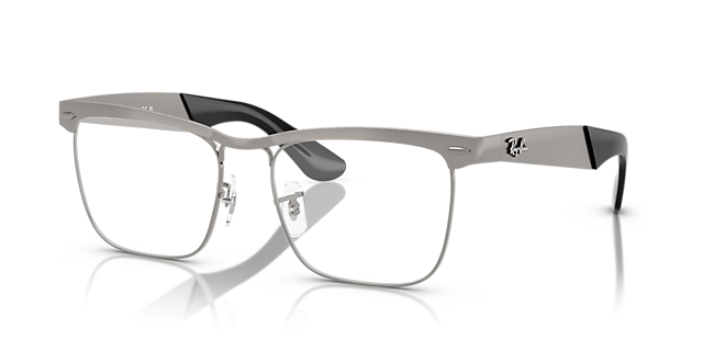 RB3875V Sandblasted Gunmetal MetalEyeglass Frames for Glasses Direct, Angle View