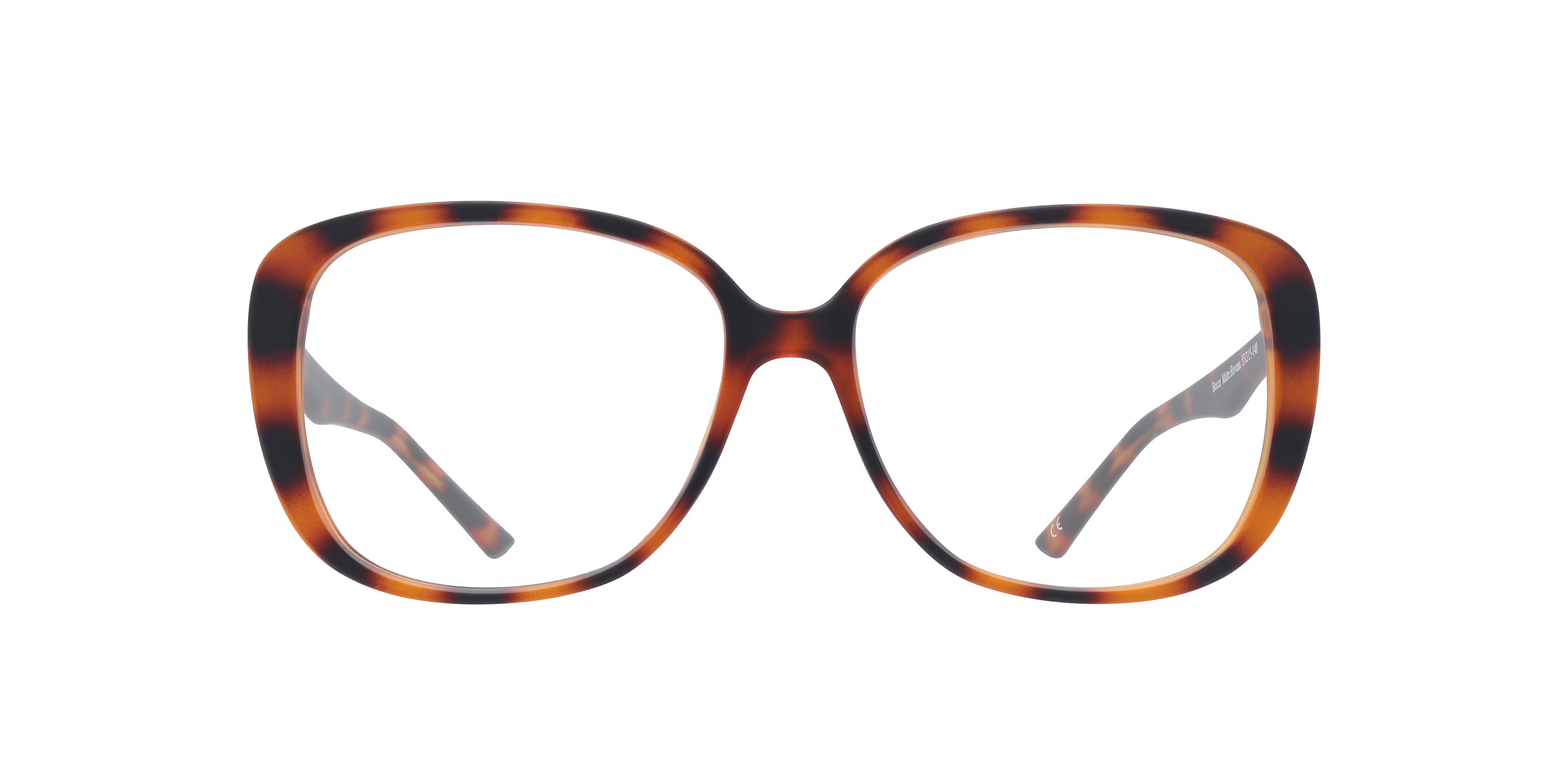 Becca Matte Havana PlasticEyeglass Frames for Glasses Direct, Front View