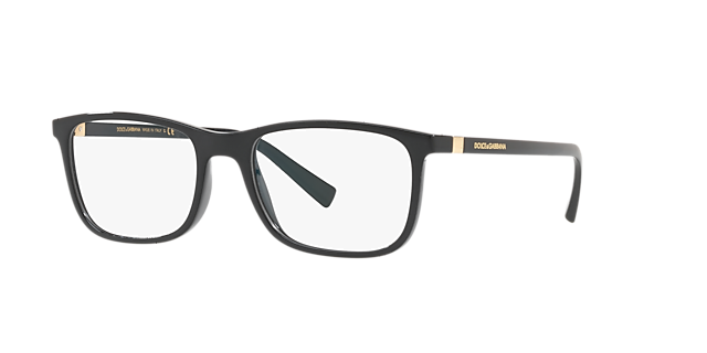 DG5027 Black PlasticEyeglass Frames for Glasses Direct, Angle View