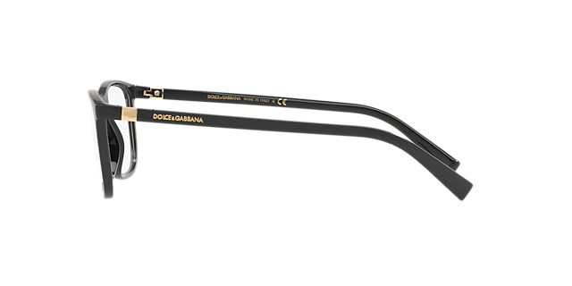 DG5027 Black PlasticEyeglass Frames for Glasses Direct, Side View