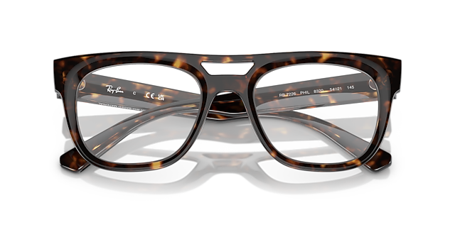 RB7226 Havana PlasticEyeglass Frames for Glasses Direct, Closed View