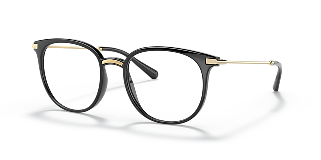 DG5071 Black PlasticEyeglass Frames for Glasses Direct, Angle View