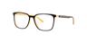 Nb4195 Black Yellow AcetateEyeglass Frames for Glasses Direct, Angle View