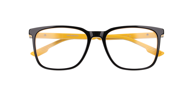 Nb4195 Black Yellow AcetateEyeglass Frames for Glasses Direct, Closed View