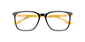 Nb4195 Black Yellow AcetateEyeglass Frames for Glasses Direct, Closed View