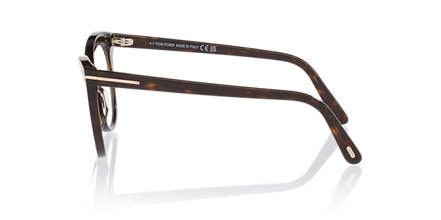 FT6091-B Tortoise AcetateEyeglass Frames for Glasses Direct, Side View