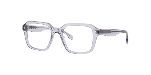 Neo Crystal Grey AcetateEyeglass Frames for Glasses Direct, Angle View